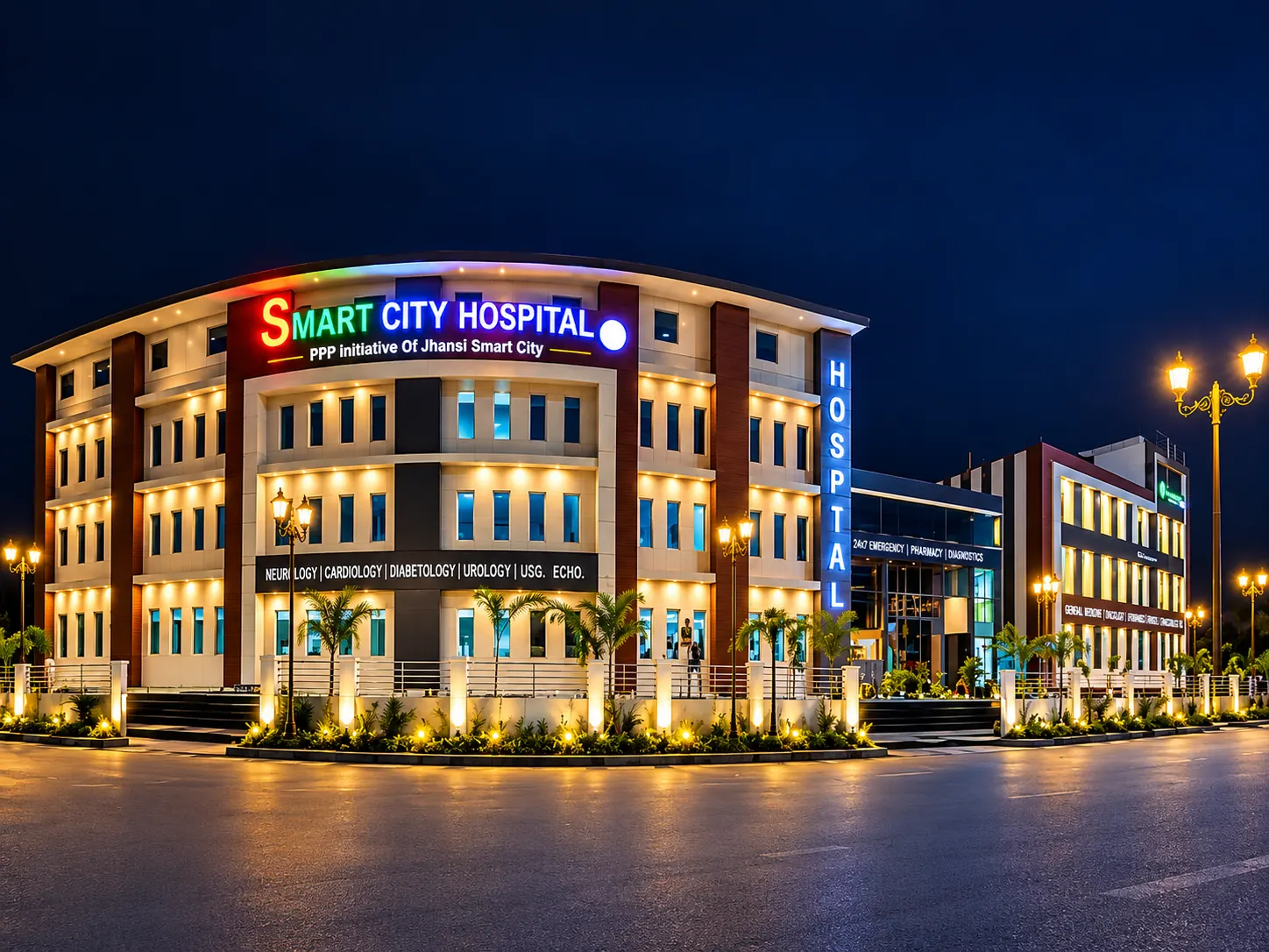 Smart City Hospital campus building